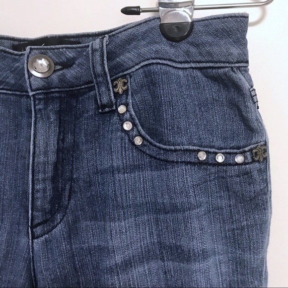 Cache Contour Collection jeans Embellished strass - Picture 3 of 5